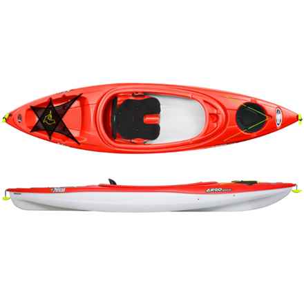 PELICAN Argo 100X Kayak - 10’, Sit-In in Fireman Red/White