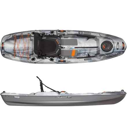 PELICAN Catch 100 Sit-On-Top Fishing Kayak - 10’ in Silver/Blue Swirl