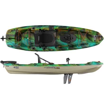 PELICAN Catch 110 HyDryve II Sit-on-Top Kayak - 10’6” in Green Camo