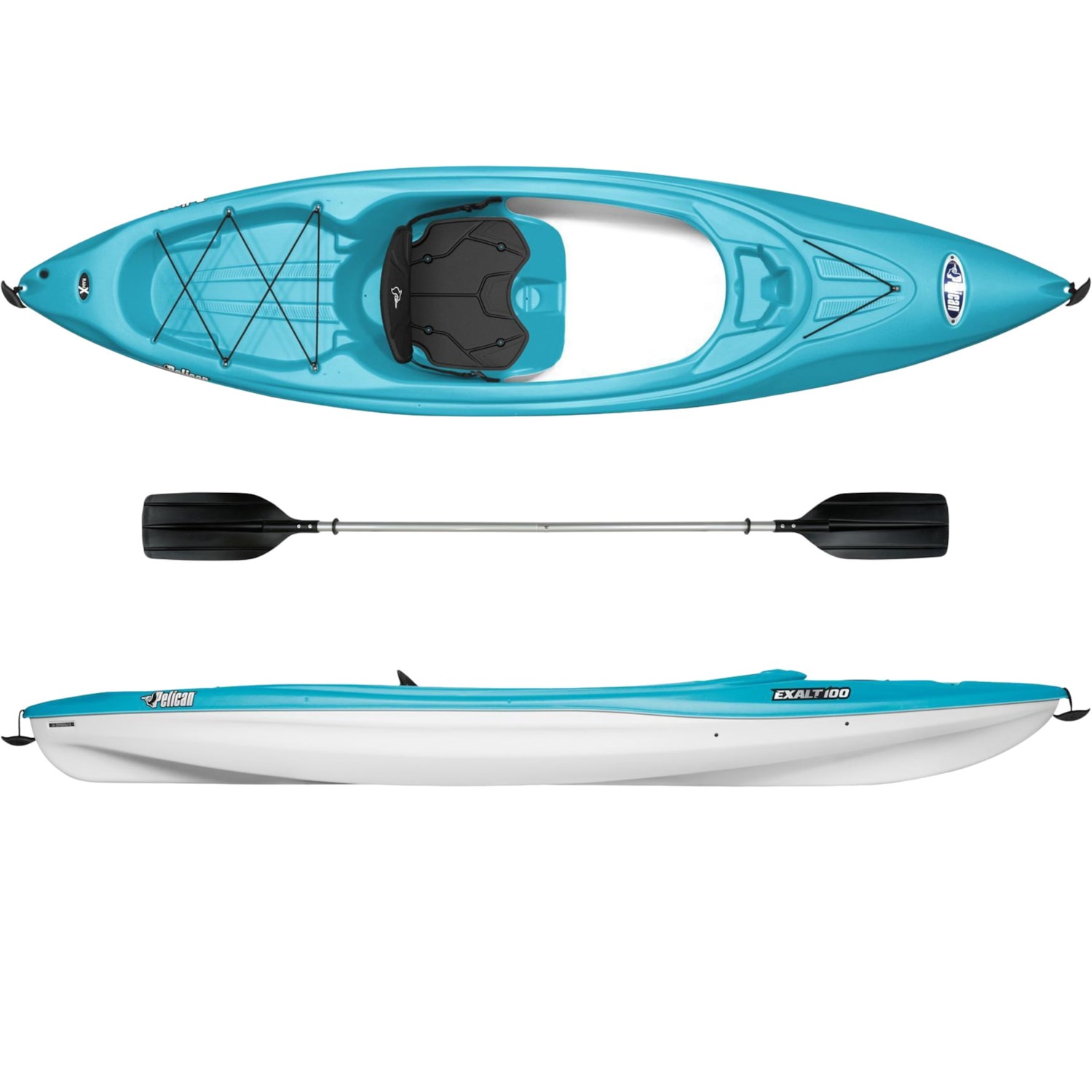 PELICAN Exalt 100 Kayak with Paddle - 10