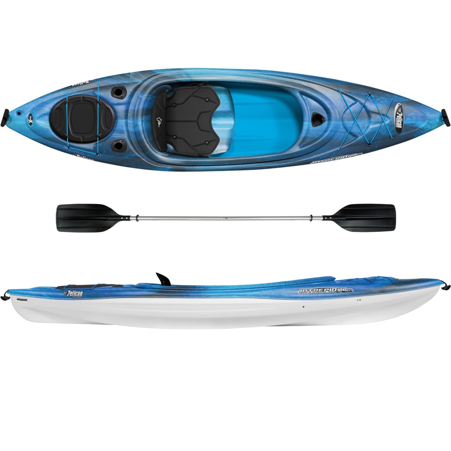 PELICAN Intrepid 100XP Fishing Sit-In Kayak - 10' - Save 32%