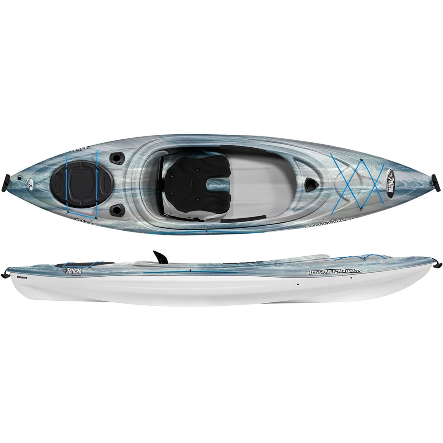 PELICAN Intrepid 100XP Fishing Sit-In Kayak with Paddle - 10' - Save 23%