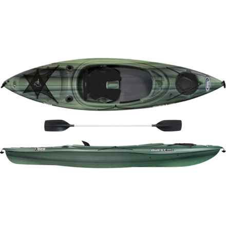PELICAN Quest 100X Fishing Kayak - 10’, Sit-In in Dark Green