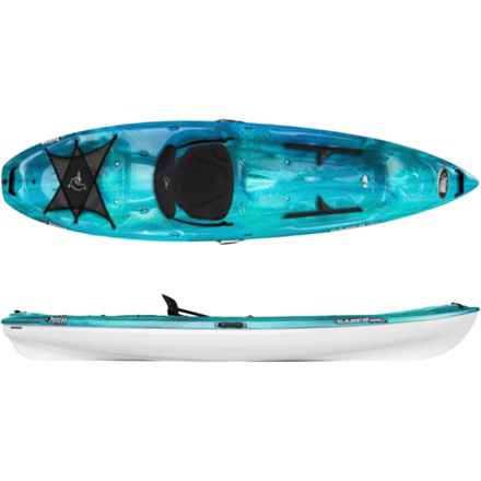 PELICAN Saber 100XP Recreational Sit-On Kayak - 10’ in Aquamarine/White