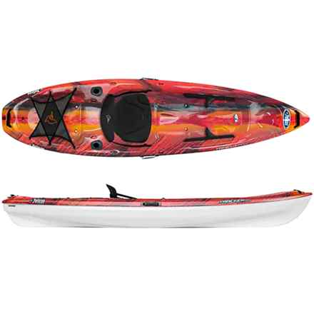 PELICAN Tracker 100 Angler Sit-On Kayak - 10’8” in Lava/White