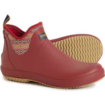 Pendleton Abiquiu Sky Neo Chelsea Rain Boots - Waterproof (For Women) in Dark Red