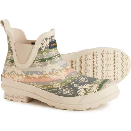 Pendleton Agate Beach Chelsea Rain Boots (For Women) in Fog
