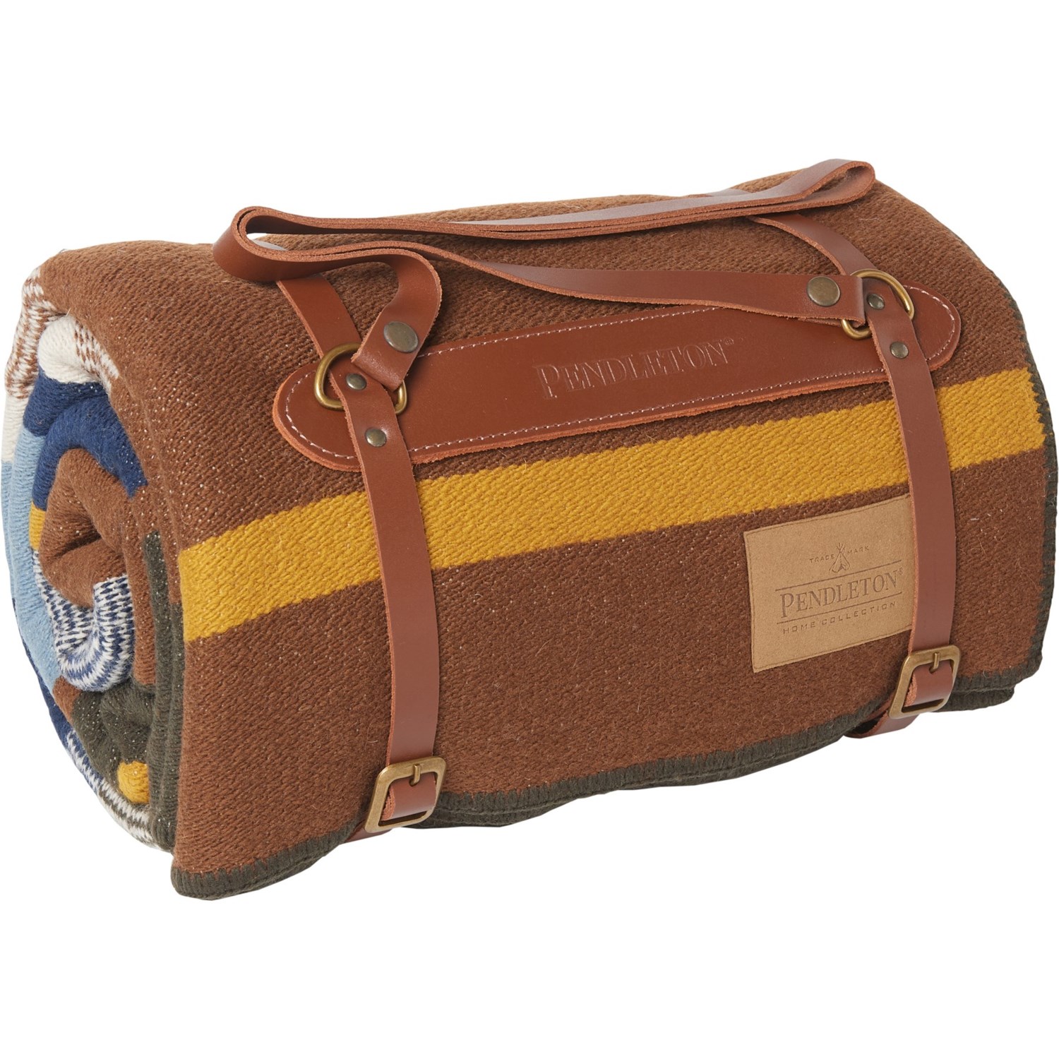 Pendleton Wool Carrier with Throw Boulder Stripe One Size-