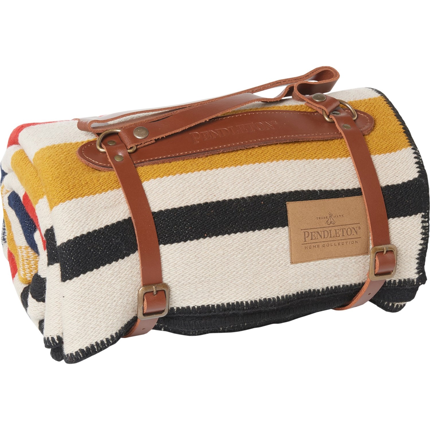 Pendleton Wool Carrier with Throw Boulder Stripe One Size-