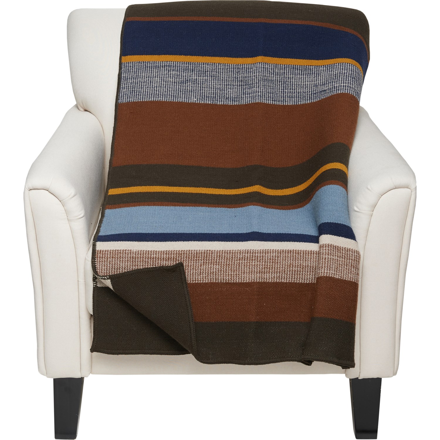 Pendleton Bridger Trail Stripe Reversible Throw Blanket with Carrier