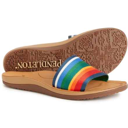 Pendleton Crater Lake Slide Sandals (For Women) in Navy