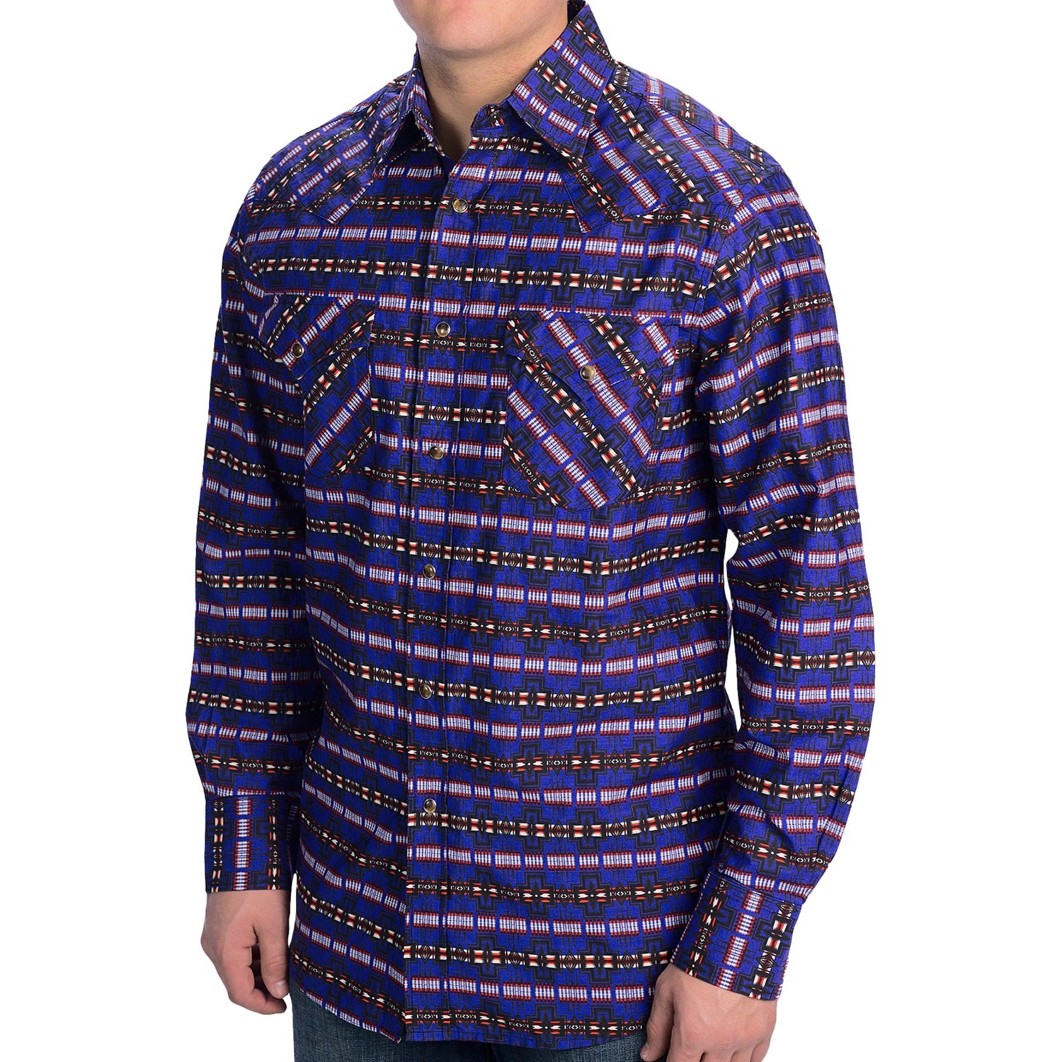 Pendleton Frontier Print Western Shirt - Snap Front, Long Sleeve (For ...