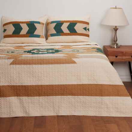 Pendleton Full-Queen Trail Star Quilted Coverlet Set - Multi in Multi