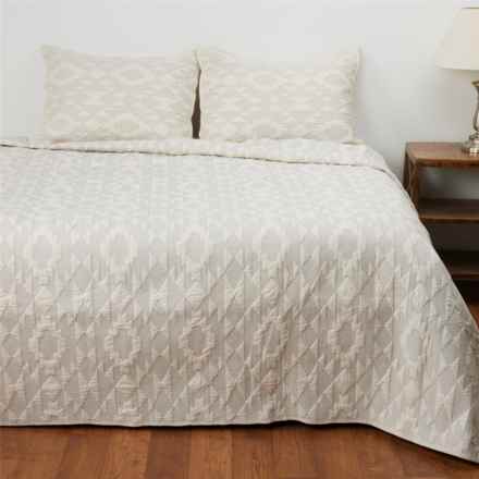 Pendleton Full-Queen Yuma Star Quilted Coverlet Set - Blue in Blue