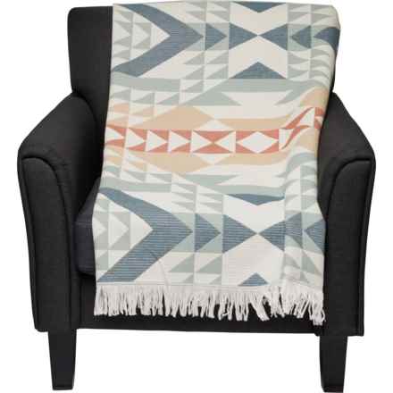 Pendleton Hill Spring Throw Blanket - 50x70” in Ivory Multi