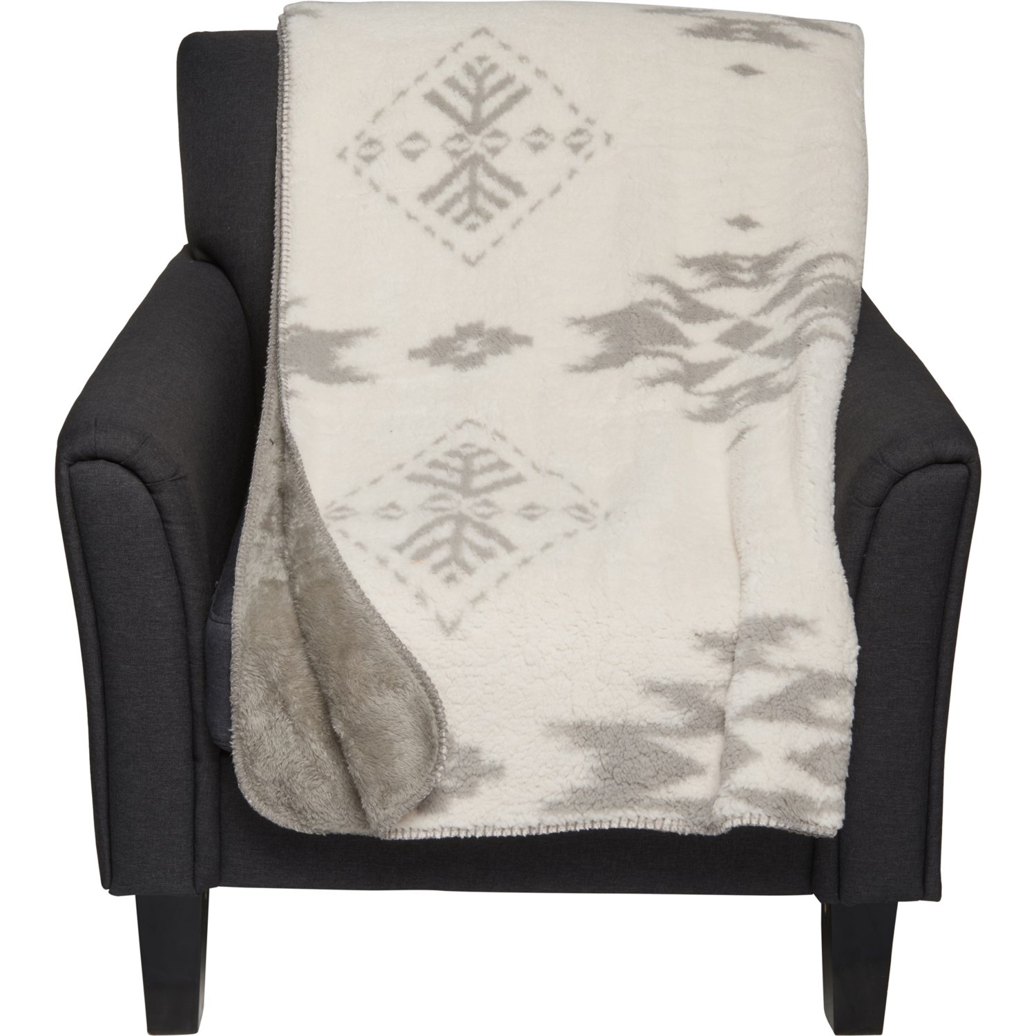 Pendleton Icon Sherpa Throw Blanket 50x70” Save 40