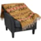 Pendleton Jacquard Fringed Throw Blanket - Wool, 60x62" in Harding Star Bronze
