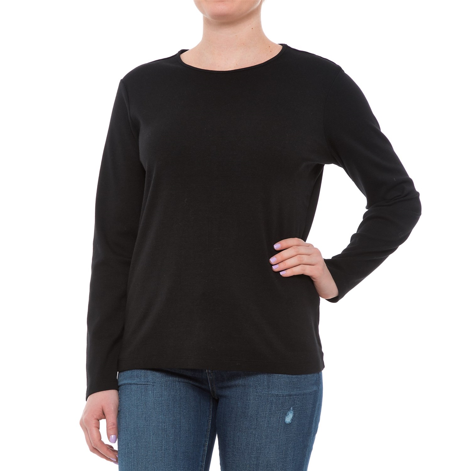 Pendleton Jewel Neck Cotton T-Shirt (For Women) - Save 44%