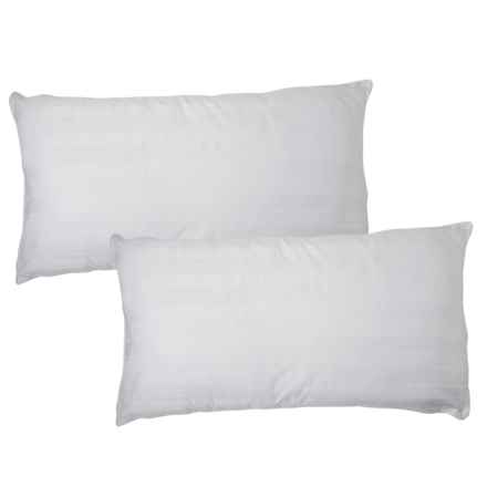 Pendleton King 300 TC 100% Cotton Dobby Logo Pinstripe Pillows - 2-Pack, White in White
