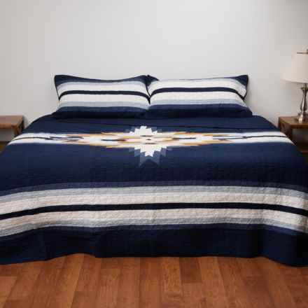 Pendleton King Chief Star Pieced Quilt Set - 3-Piece, Multi in Multi