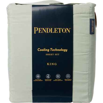 Pendleton King Cooling Technology Sheet Set - 120 gsm, Sage in Sage