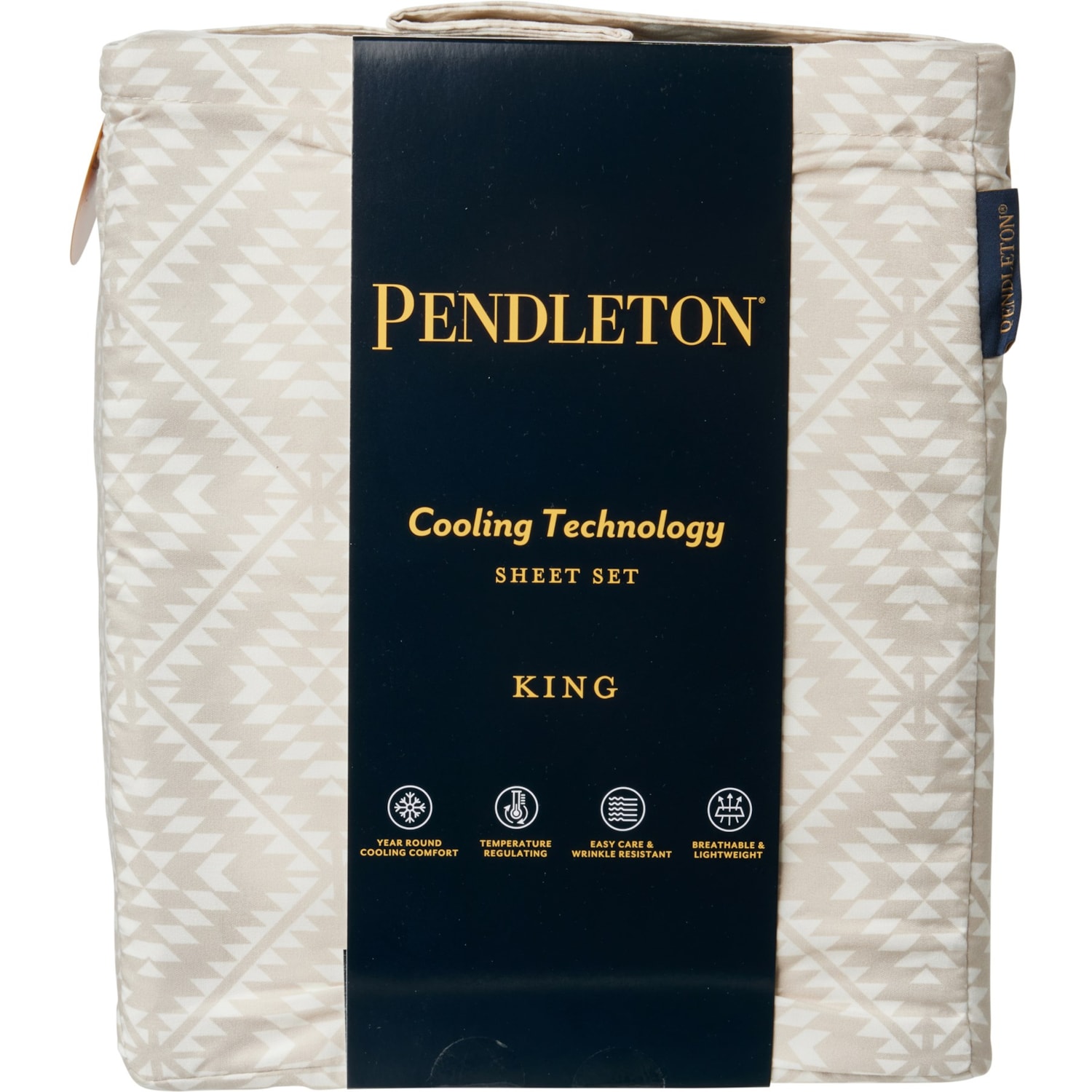 Pendleton King Pendleton King Tucson Peak Cooling Technology Sheet Set - 120 gsm, Tan ...