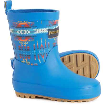 Pendleton Little Boys Pilot Rock Mid Rain Boots in Blue