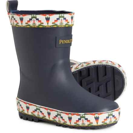 Pendleton Little Boys Tucson Rubber Rain Boots - Waterproof in Navy