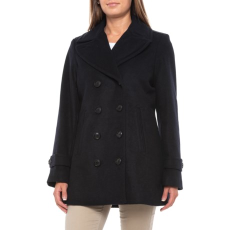 insulated pea coat womens