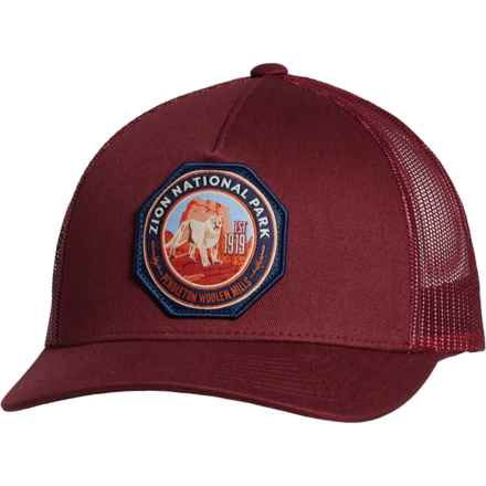 Pendleton National Park Trucker Hat in Maroon