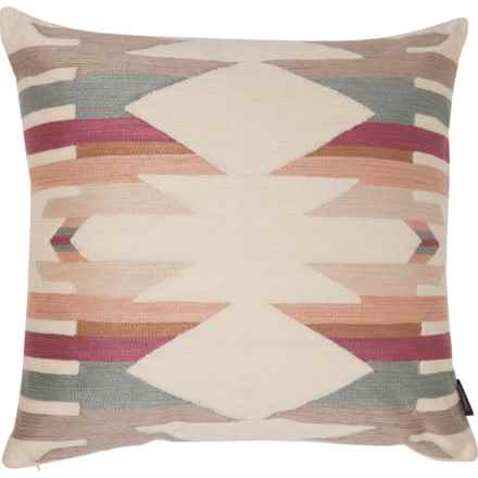 Pendleton Palm Canyon Throw Pillow- 20x20”, Feather Fill in Sand Multi