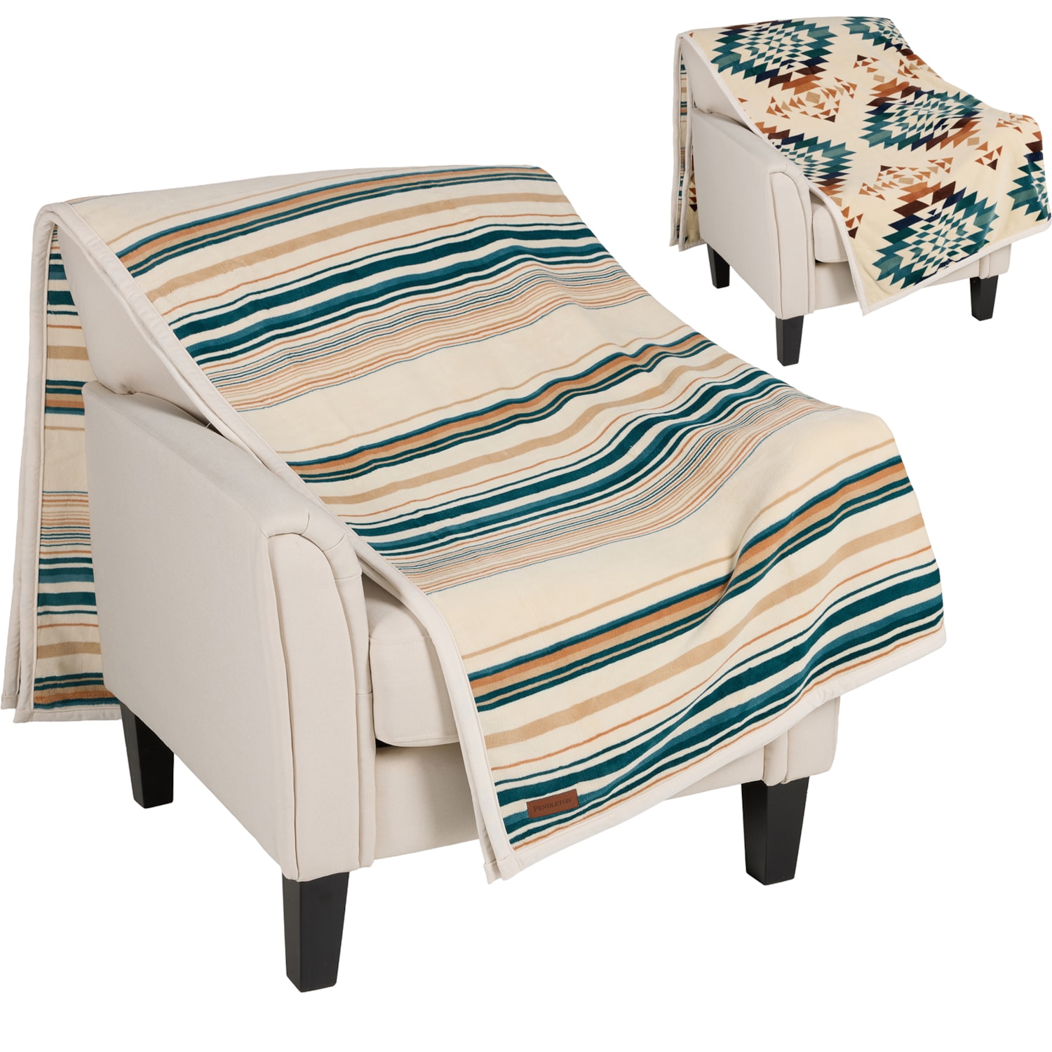 Pendleton Peak Canyon Oversized Fleece Throw Blanket - 60x80