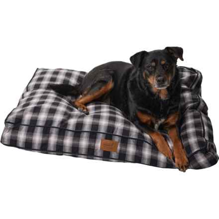 Pendleton Pet Classics Pet Napper Dog Bed - 39x32” in Charcoal Ombre Plaid