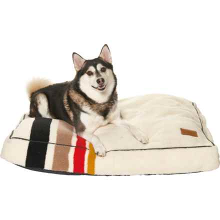 Pendleton Pillow Dog Bed - 37x25x4”, Medium in Hillsdale