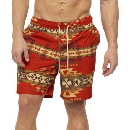 Pendleton Shoreside Swim Trunks - 7”, UPF 50+, Built-In Liner in Highland Peak; Sandshell Liner