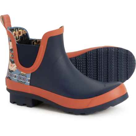 Pendleton Sierra Ridge Chelsea Rubber Rain Boots - Waterproof (For Women) in Navy Multi