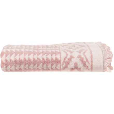 Pendleton Sundown Yarn-Dyed Bath Towel - 700 gsm, 30x54”, Rose in Rose