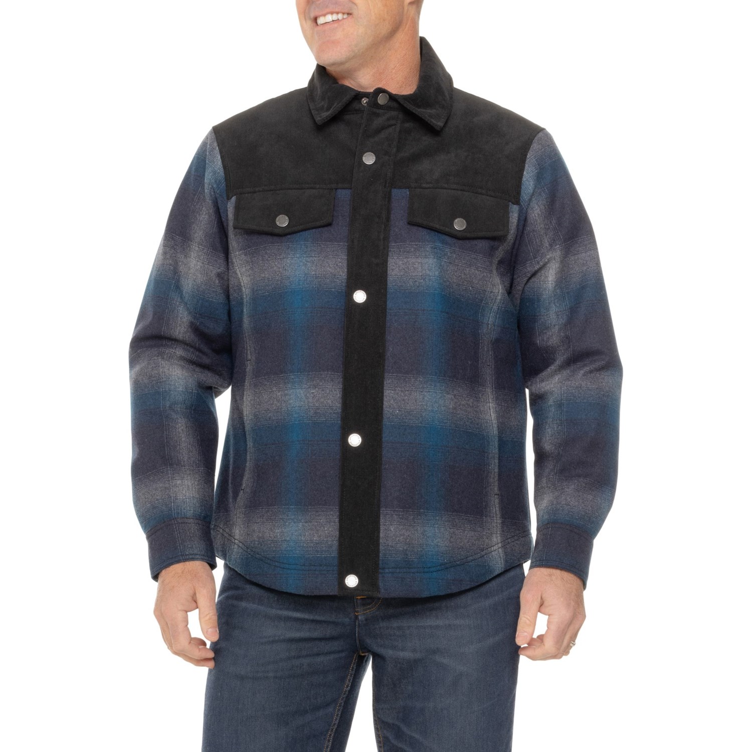 メルカラーPENDELTON\"WOOL RIDER SHIRT Pendleton Vintage Fit Rider Shirt (Blue OG Surf) | seams