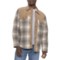Pendleton Timberline Shirt Jacket - Insulated in Grey/Camel Plaid