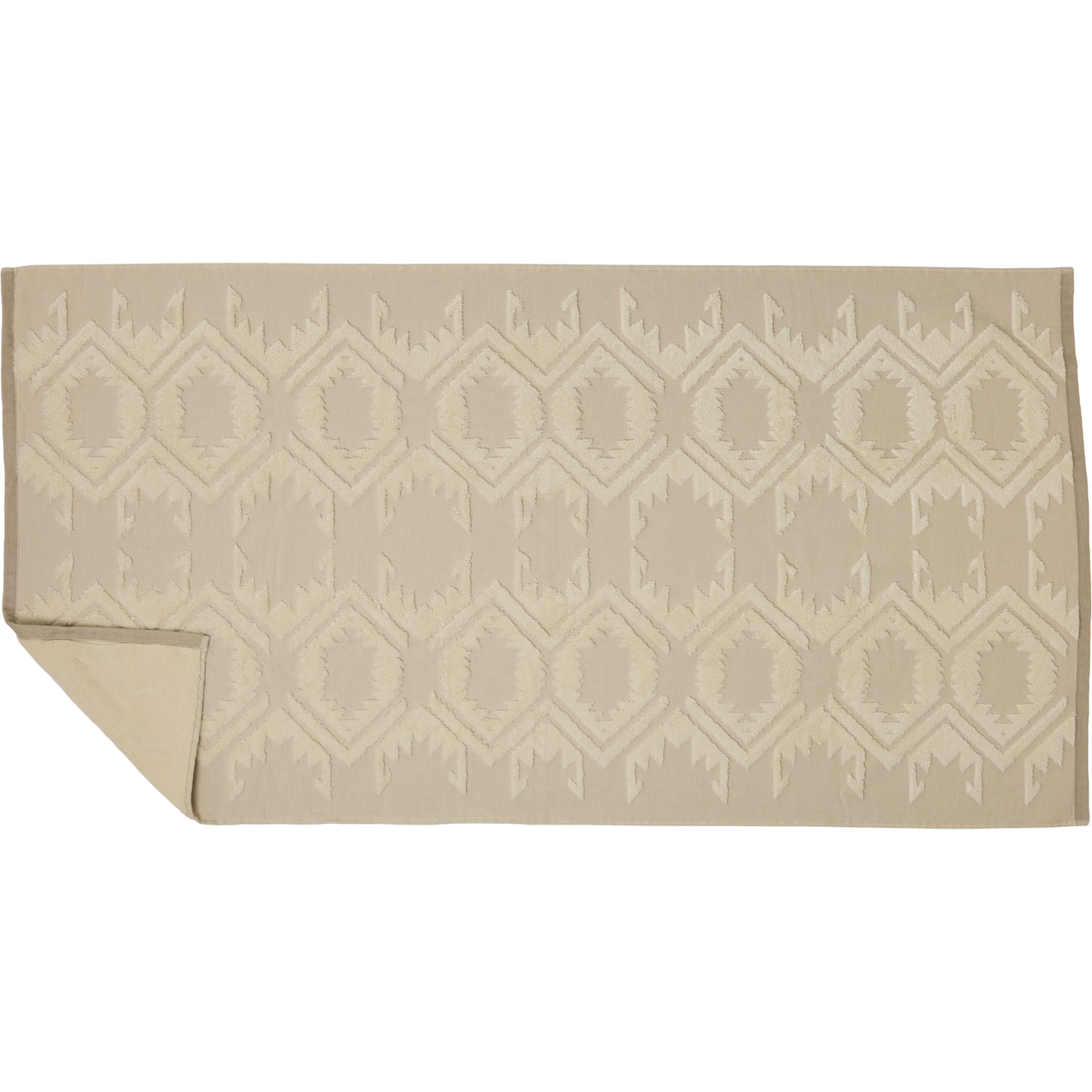 Pendleton Turkish Cotton Zero Twist Jacquard White Sands Towel Set