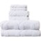 Pendleton Turkish Cotton Zero Twist Jacquard White Sands Towel Set - 6-Piece, Grey in Grey