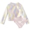 9KUJN_2 Penelope Mack Little Girls Pastel Rash Guard Set - UPF 50+, Long Sleeve