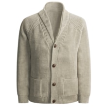 Peregrine by J.G. Glover Sweater - Merino Wool , Shawl Neck (For Men) in Beige - Closeouts