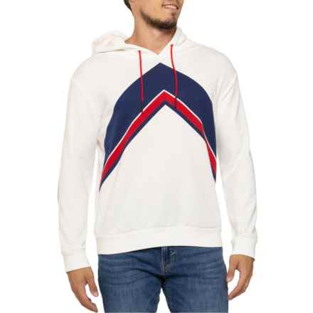 PERFECT MOMENT Chevron Hoodie in Snow White