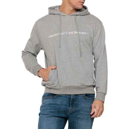 PERFECT MOMENT PM Terry Knit Hoodie in Heather Grey