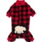 795PK_2 Pet Rageous Designs Buffalo Bear Fleece Dog Pajamas - Large