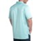 108PU_2 Peter Millar Barris Cotton Lisle Polo Shirt - Reflection Birdseye, Short Sleeve (For Men)