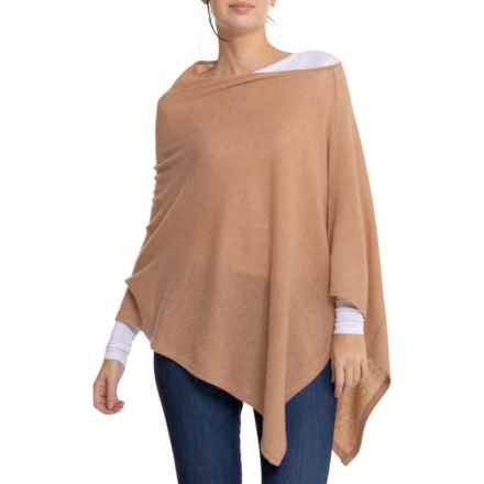 Peter Millar Cashmere Poncho in Camel