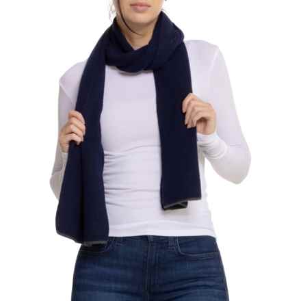 Peter Millar English Ribbed Scarf - Cashmere (For Women) in Navy