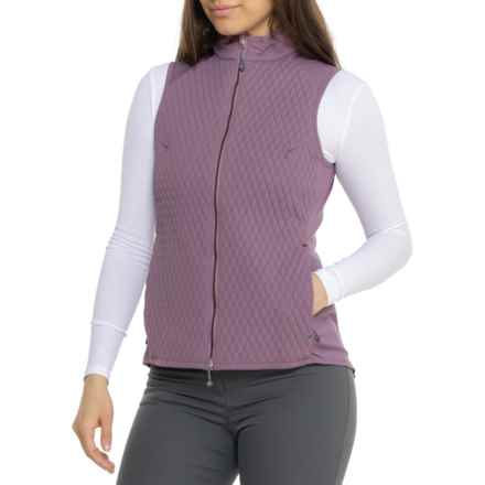 Peter Millar Fuse Hybrid Vest - Insulated in Parisian Fig